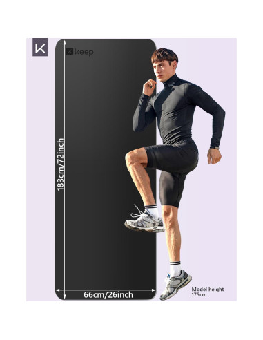 Mata de Yoga Profesional KEEP 5mm Antideslizante Ecológica