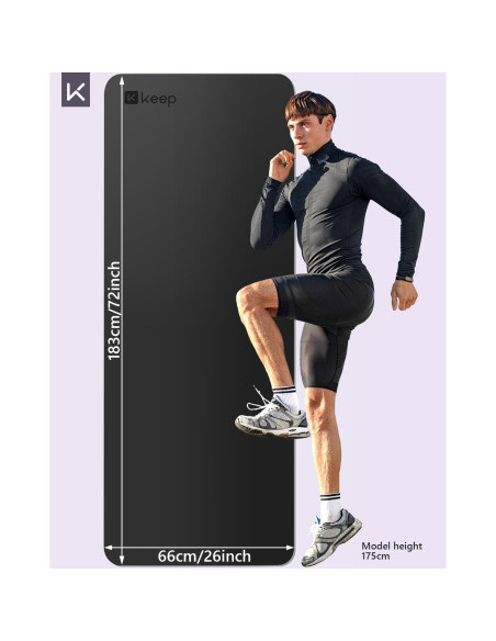 Mata de Yoga Profesional KEEP 5mm Antideslizante Ecológica