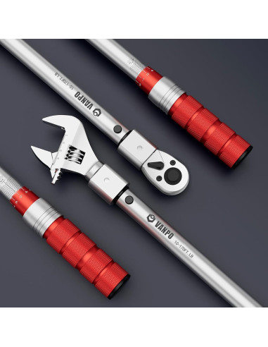 Llave de Torque Ajustable VANPO 1/2 Pulgada 13.6-230.5 Nm