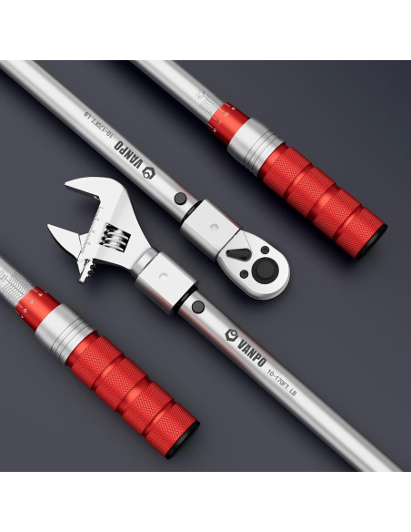 Llave de Torque Ajustable VANPO 1/2 Pulgada 13.6-230.5 Nm