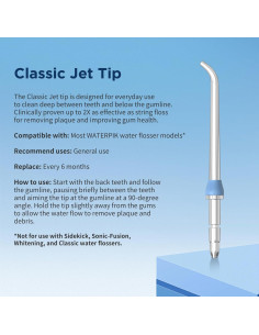 Puntas de Reemplazo Waterpik - Combo 10 Puntas para Irrigador Dental 2