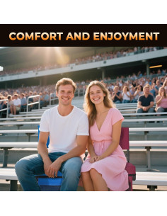 Silla de Estadio Plegable Behairity BYASS con Respaldo Alto 2