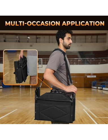 Silla de Estadio Plegable Behairity BYASS con Respaldo Alto