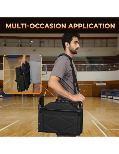 Silla de Estadio Plegable Behairity BYASS con Respaldo Alto