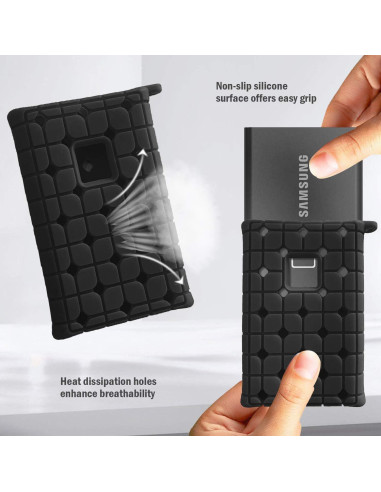 Funda ProCase EVA para SSD Samsung T7 Touch 500GB 1TB 2TB - Negro