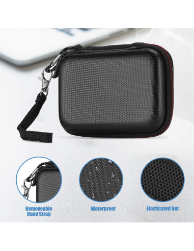 Funda ProCase EVA para SSD Samsung T7 Touch 500GB 1TB 2TB - Negro