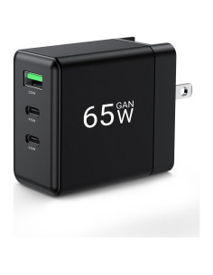 Cargador USB C UMERYU 65W Plegable Rápido para MacBook y iPhone