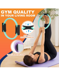Conjunto de Anillo y Pelota de Pilates Tsikavo 30 cm 2
