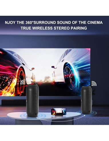 Altavoz Bluetooth Portátil Ykall T3 20W Impermeable IPX6