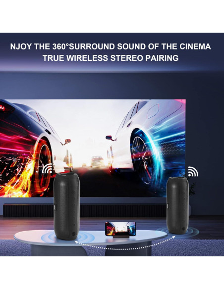 Altavoz Bluetooth Portátil Ykall T3 20W Impermeable IPX6