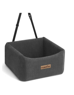 Asiento de Coche para Perros PAWBOSE Mediano 0-13.6kg Gris