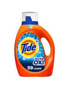 Detergente Líquido Tide Ultra Oxi 2481 ml - 59 Cargas, Eliminador de Manchas