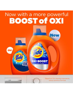Detergente Líquido Tide Ultra Oxi 2481 ml - 59 Cargas, Eliminador de Manchas 2