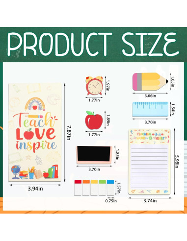 Conjunto de Notas Adhesivas ABTOLS para Maestros 440 Hojas