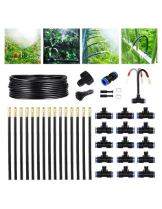 Kit de Riego por Goteo Kingo 15m 15 Boquillas Ajustables