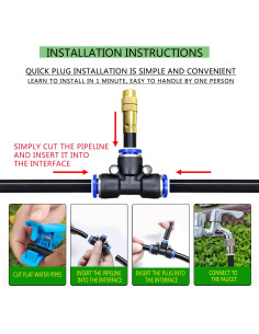 Kit de Riego por Goteo Kingo 15m 15 Boquillas Ajustables 2