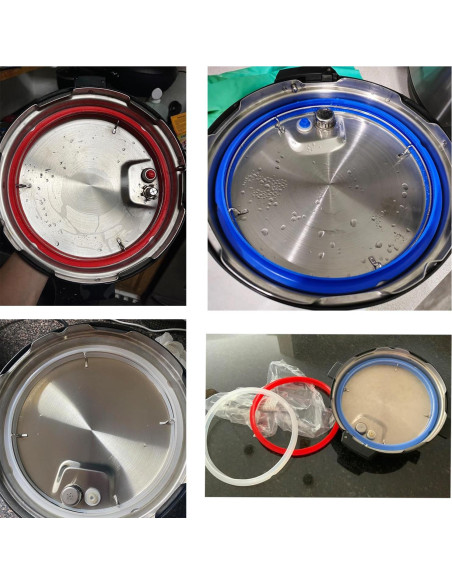 Anillo de Sellado de Silicona HAOERMEI 6qt para Ollas Instantáneas