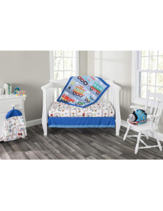 Conjunto de Ropa de Cuna Everyday Kids 4 Piezas Tren Choo Choo 2