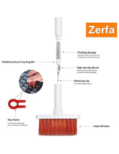 Kit de limpieza 5 en 1 Zerfa para teclado y auriculares 2