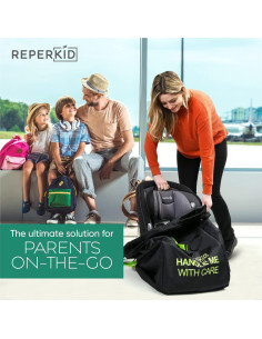 Bolsa de viaje para asiento de coche Reperkid, 83x46x46cm, impermeable 2