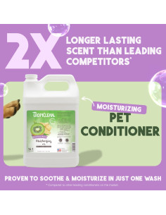 Acondicionador TropiClean para Perros 3.78L Kiwi y Manteca de Cacao 2