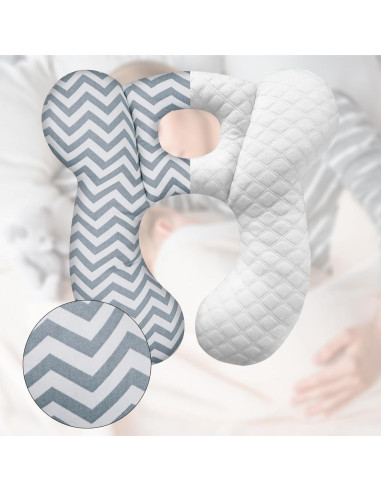 Almohada de Viaje Suave XIGGA para Bebés - Ergonomía Floral