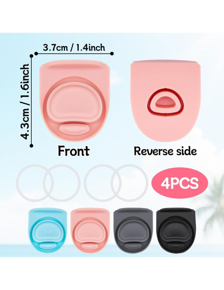 4 Tapones de Repuesto y Anillos Owala FreeSip 16-40oz Silicona