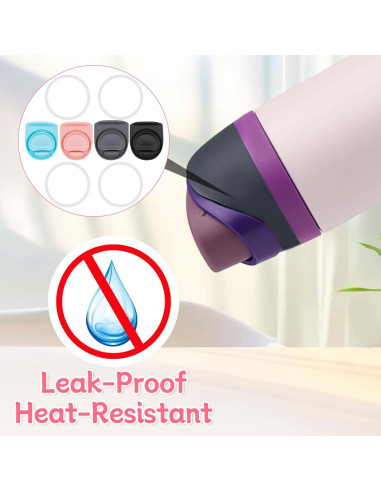 4 Tapones de Repuesto y Anillos Owala FreeSip 16-40oz Silicona