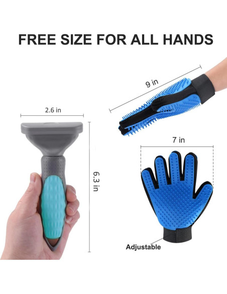 Kit de Cuidado de Mascotas Huihe para Gatos y Perros Pequeños