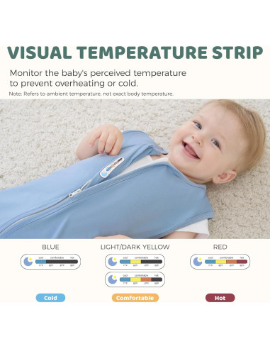 Saco de dormir Freelooper 0.5 Tog para bebés 0-6 meses azul