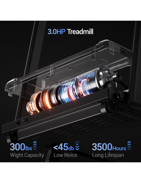 Caminadora Plegable LONTEK SF10 3.0HP Inclinación 15% 136kg