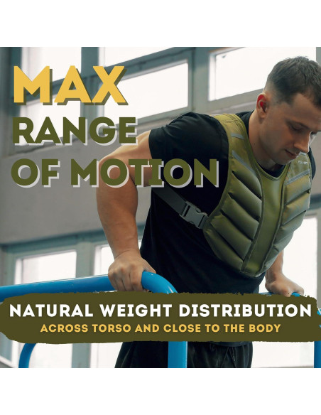 Chaleco con Peso Polyfit Sierra 4.54kg Verde para Entrenamiento