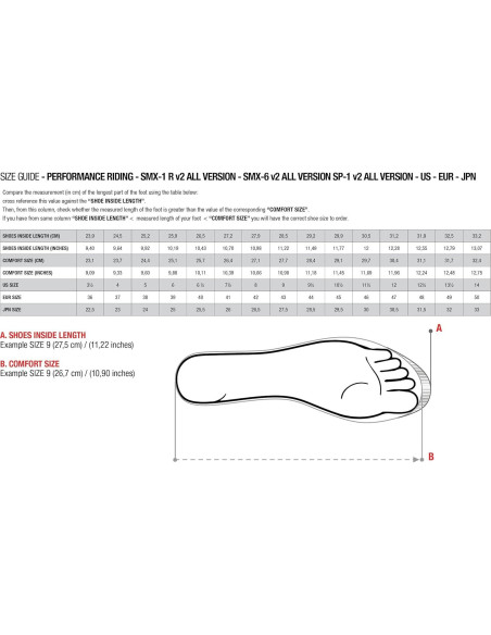 Botín Deportivo Alpinestars SMX S Hombre 45 Negro/Blanco