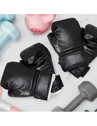 Guantes de Boxeo VercanMonth 6 oz para Niños 2 Pares Entrenamiento