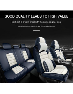 5 Fundas de Asiento Cscevt para Jaguar S-Type 2000-2008 Lujo 2