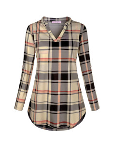 Camiseta de Lactancia Joymom para Mujeres - Manga Larga y Cuello en V 2