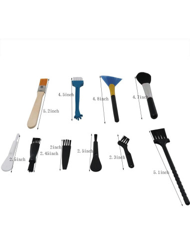 10 Cepillos de Limpieza para Teclado y Electrónicos HSCGIN