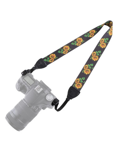Correa de Hombro para Cámara Cyrank, Estilo Étnico Girasol