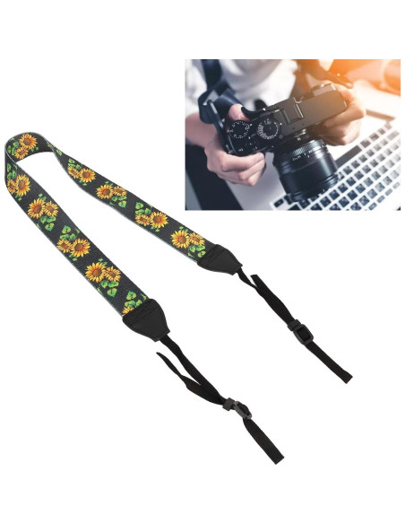 Correa de Hombro para Cámara Cyrank, Estilo Étnico Girasol