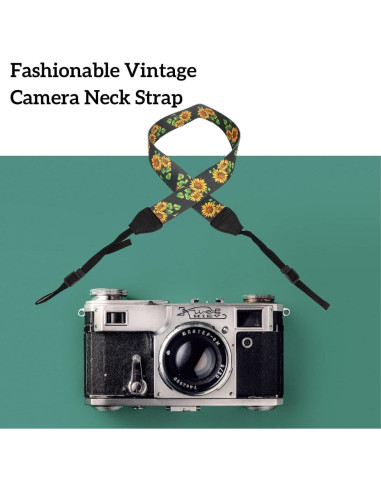 Correa de Hombro para Cámara Cyrank, Estilo Étnico Girasol