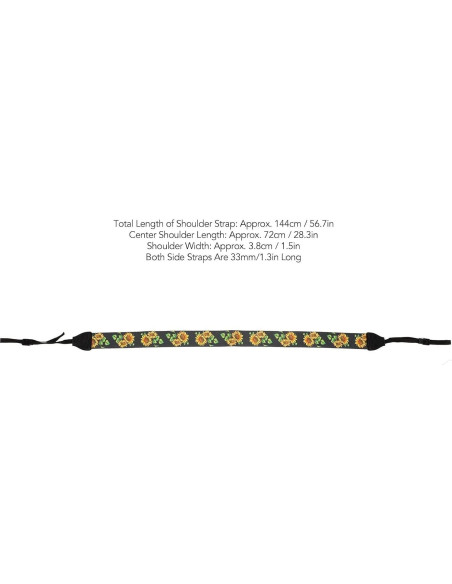 Correa de Hombro para Cámara Cyrank, Estilo Étnico Girasol