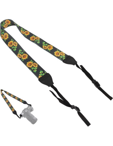 Correa de Hombro para Cámara Cyrank, Estilo Étnico Girasol