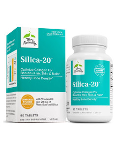 Suplemento Terry Naturally Silica-20 para Cabello y Uñas - 90 Tabletas