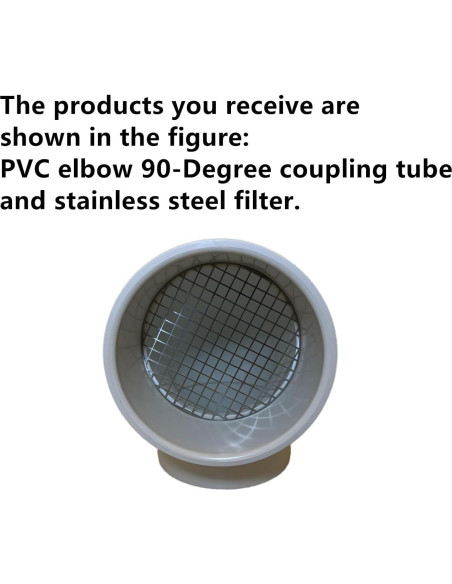 Tapa de Ventilación de PVC 90 Grados para 5.08 cm