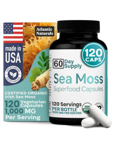 Cápsulas de Musgo Marino Atlantic Naturals 120 Unidades
