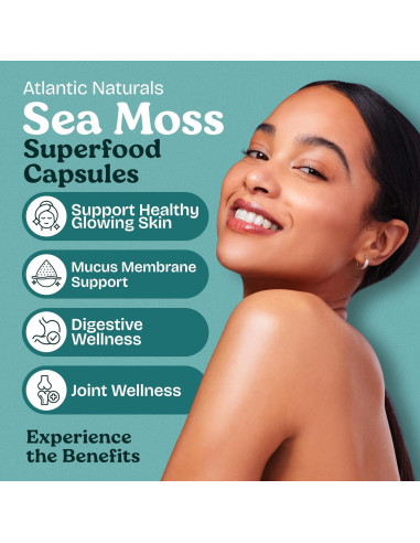 Cápsulas de Musgo Marino Atlantic Naturals 120 Unidades