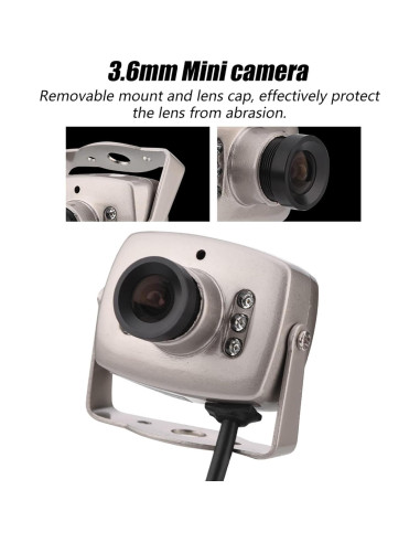 Cámara de Seguridad Mini Vbestlife 6LED 700TVL Nocturna