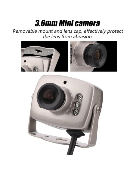 Cámara de Seguridad Mini Vbestlife 6LED 700TVL Nocturna