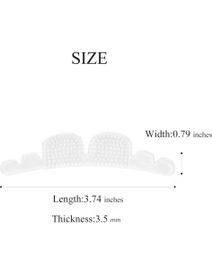4 Pares Almohadillas de Gel Antideslizantes para Tacones JEVRKAPZ 2