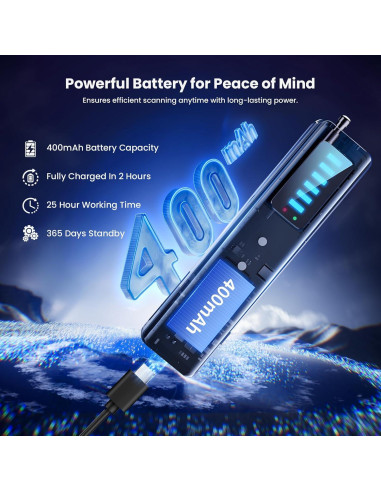 Detector de Cámaras Ocultas CUAUUO T18 - 5 Niveles Sensibilidad